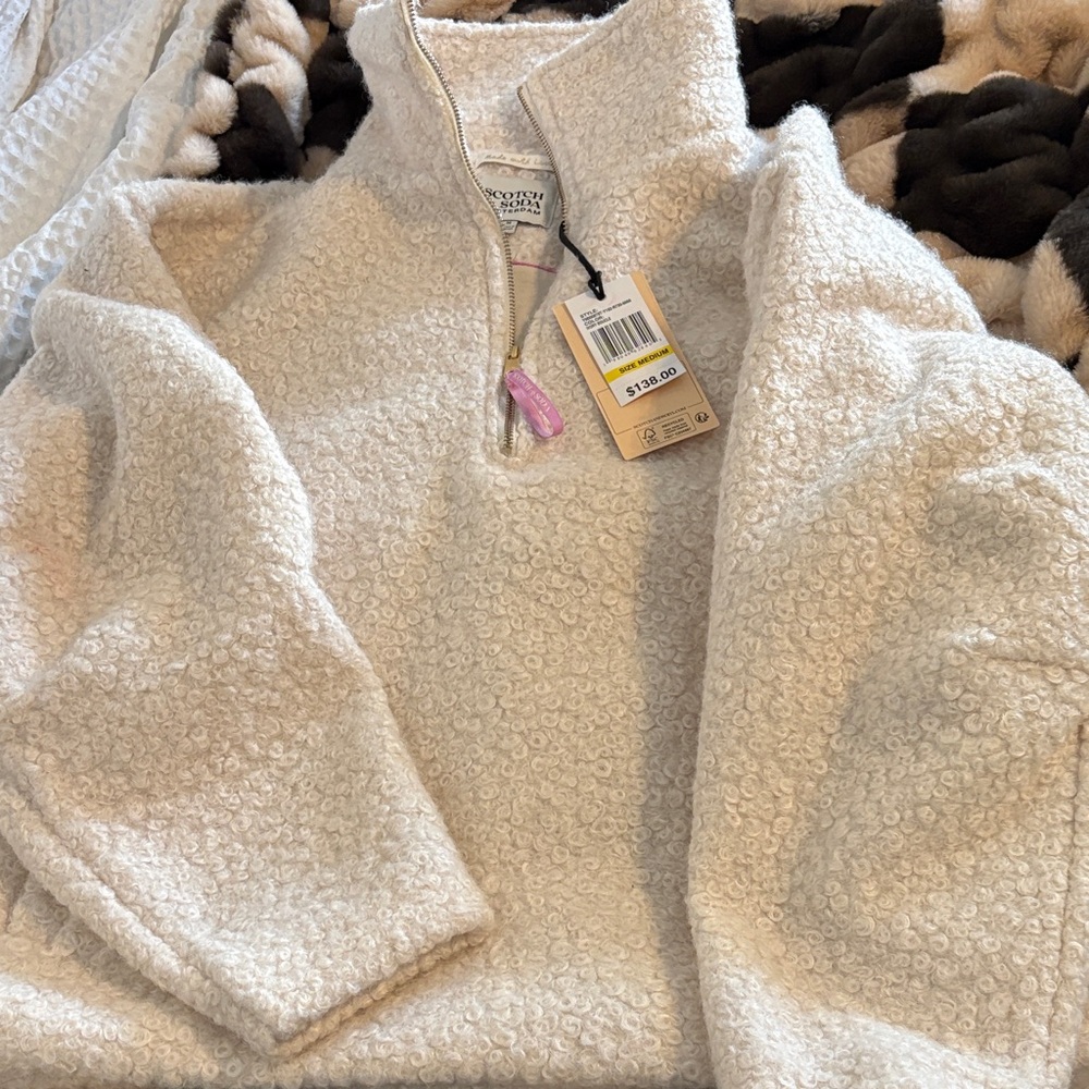 Women's Scotch & Soda Quarter Zip- M- NWT - Picture 5 of 6